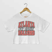 ATLANTA FALCONS DEEP ROOTS BOXY FIT CROPPED TEE