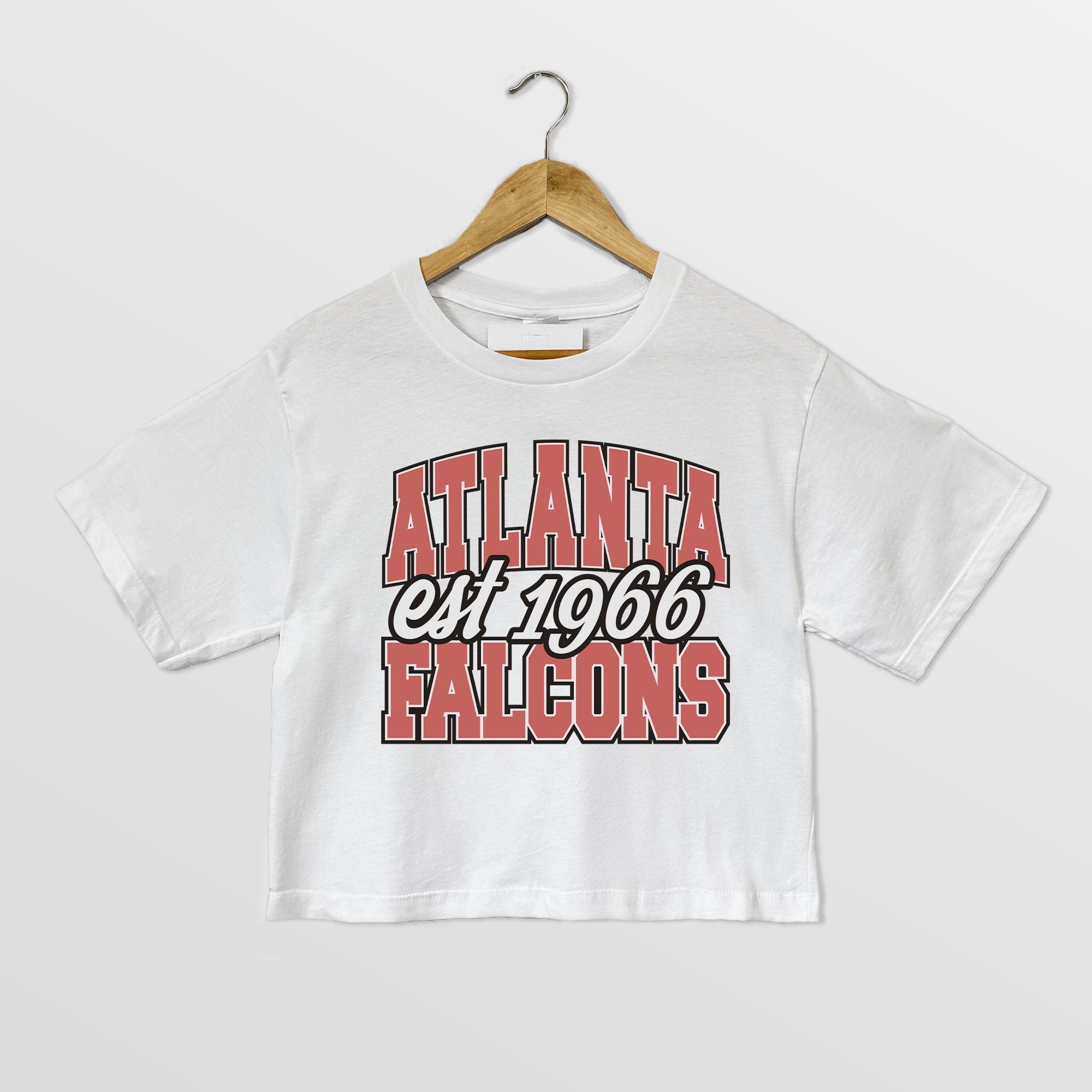 ATLANTA FALCONS DEEP ROOTS BOXY FIT CROPPED TEE