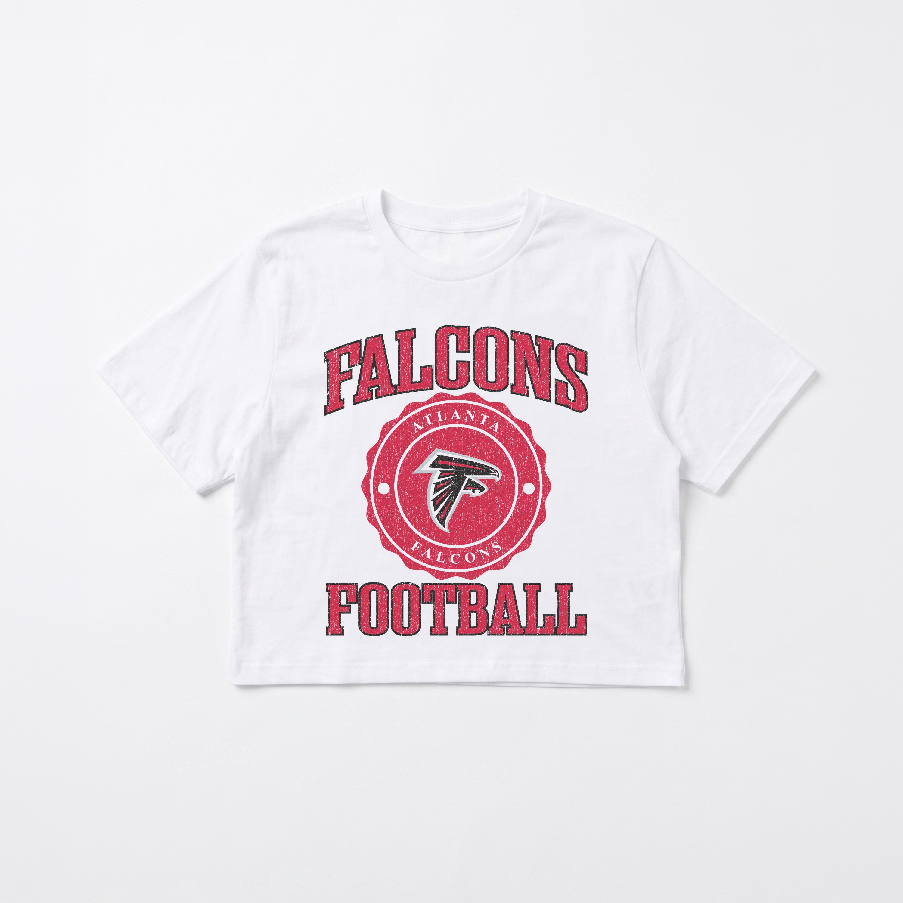 ATLANTA FALCONS RETRO PLAY BOXY FIT CROPPED TEE