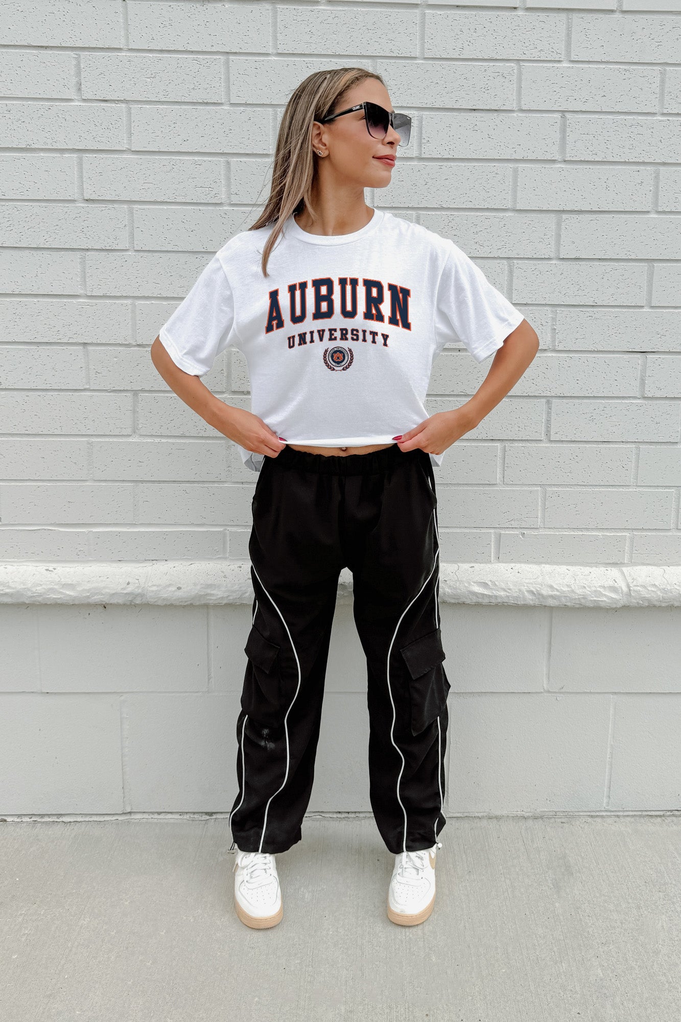 AUBURN TIGERS Victory Wear Boxy-Fit Crop Tee By Madi Prewett Troutt