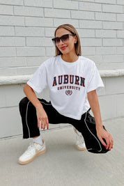 AUBURN TIGERS Victory Wear Boxy-Fit Crop Tee By Madi Prewett Troutt