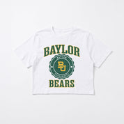BAYLOR BEARS RETRO PLAY BOXY FIT CROPPED TEE