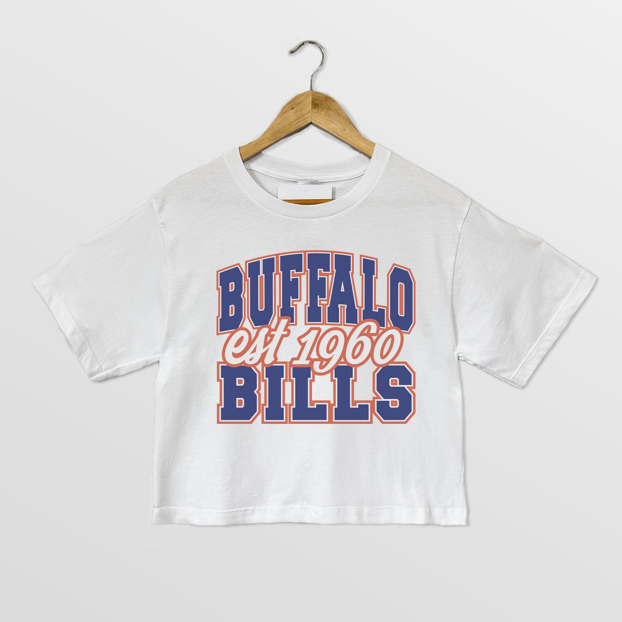 BUFFALO BILLS DEEP ROOTS BOXY FIT CROPPED TEE