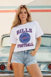 BUFFALO BILLS RETRO PLAY BOXY FIT CROPPED TEE