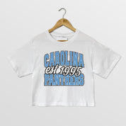 CAROLINA PANTHERS DEEP ROOTS BOXY FIT CROPPED TEE