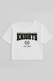 CENTRAL FLORIDA KNIGHTS EASY WIN BOXY FIT CROP TEE