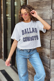 DALLAS COWBOYS DEEP ROOTS BOXY FIT CROPPED TEE