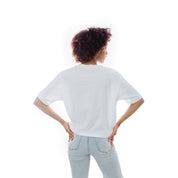 FAIRFIELD STAGS KEEP PLAYING BOXY FIT WOMEN'S CROP TEE