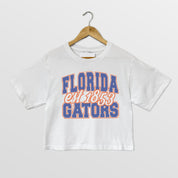 FLORIDA GATORS DEEP ROOTS BOXY FIT WOMEN'S CROPPED TEE