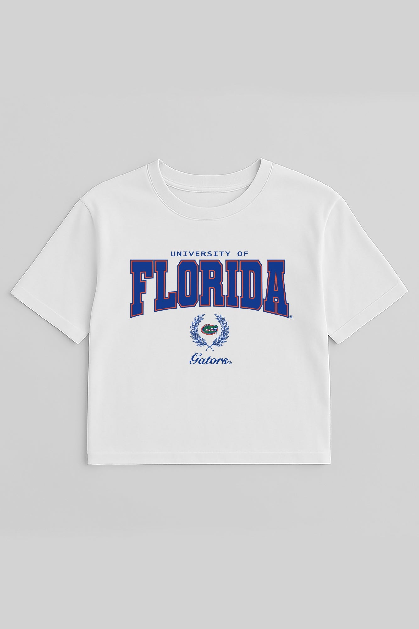 FLORIDA GATORS EASY WIN BOXY FIT CROP TEE