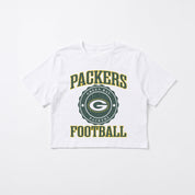 GREEN BAY PACKERS RETRO PLAY BOXY FIT CROPPED TEE