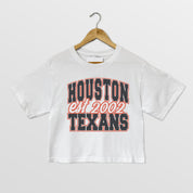 HOUSTON TEXANS DEEP ROOTS BOXY FIT CROPPED TEE