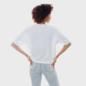 IOWA STATE CYCLONES RETRO PLAY BOXY FIT CROPPED TEE