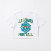 JACKSONVILLE JAGUARS RETRO PLAY BOXY FIT CROPPED TEE
