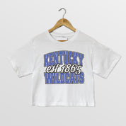 KENTUCKY WILDCATS DEEP ROOTS BOXY FIT WOMEN'S CROPPED TEE