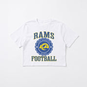 LOS ANGELES RAMS RETRO PLAY BOXY FIT CROPPED TEE