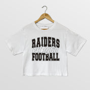 LAS VEGAS RAIDERS DEEP ROOTS BOXY FIT CROPPED TEE