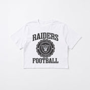 LAS VEGAS RAIDERS RETRO PLAY BOXY FIT CROPPED TEE