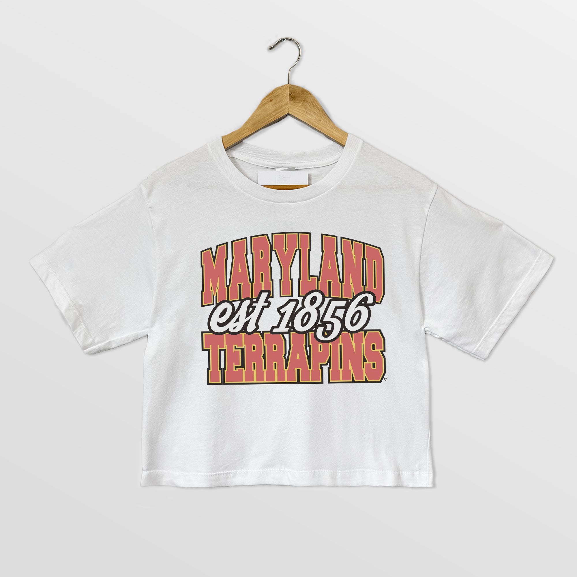 MARYLAND TERRAPINS DEEP ROOTS BOXY FIT WOMEN'S CROPPED TEE