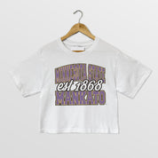 MINNESOTA STATE MANKATO MAVERICKS DEEP ROOTS BOXY FIT WOMEN'S CROPPED TEE