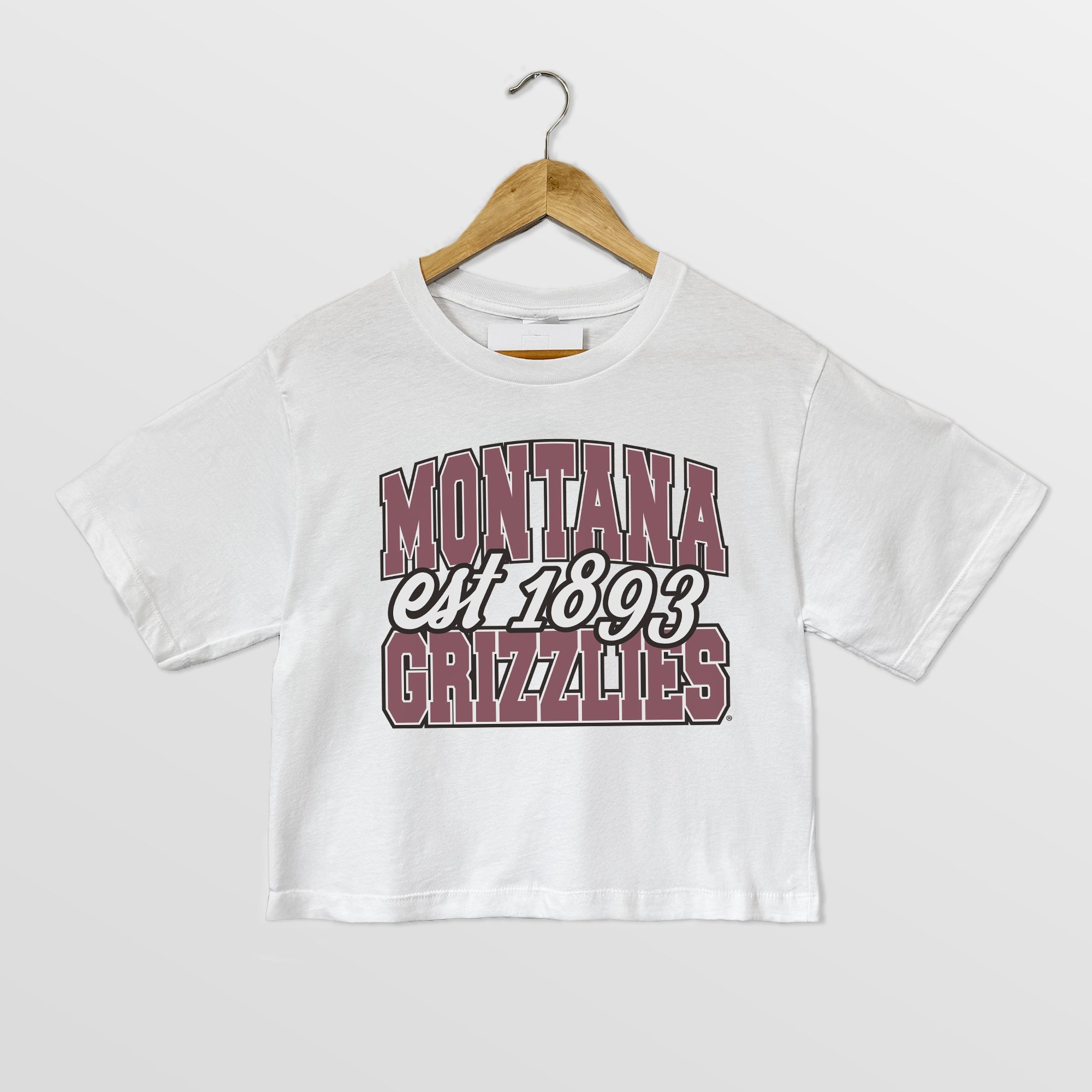 MONTANA GRIZZLIES DEEP ROOTS BOXY FIT WOMEN'S CROPPED TEE