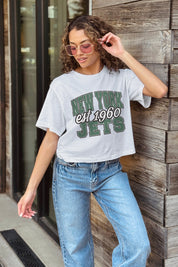 NEW YORK JETS DEEP ROOTS BOXY FIT CROPPED TEE