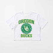 OREGON DUCKS RETRO PLAY BOXY FIT CROPPED TEE