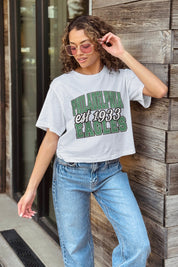 PHILADELPHIA EAGLES DEEP ROOTS BOXY FIT CROPPED TEE