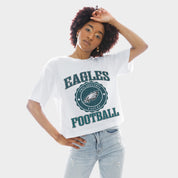 PHILADELPHIA EAGLES RETRO PLAY BOXY FIT CROPPED TEE