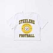 PITTSBURGH STEELERS RETRO PLAY BOXY FIT CROPPED TEE