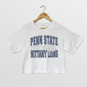 PENN STATE NITTANY LIONS DEEP ROOTS BOXY FIT WOMEN'S CROPPED TEE