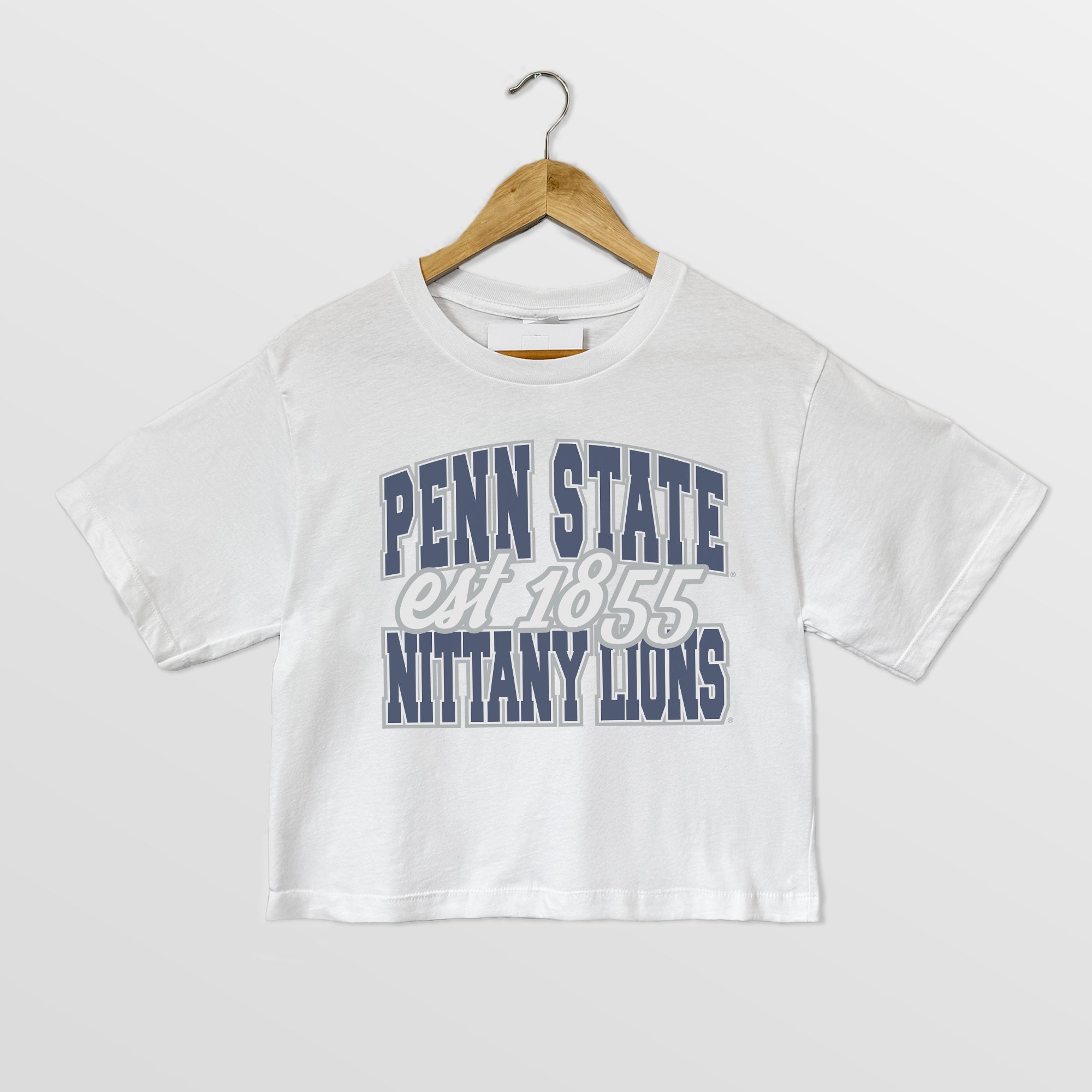 PENN STATE NITTANY LIONS DEEP ROOTS BOXY FIT WOMEN'S CROPPED TEE