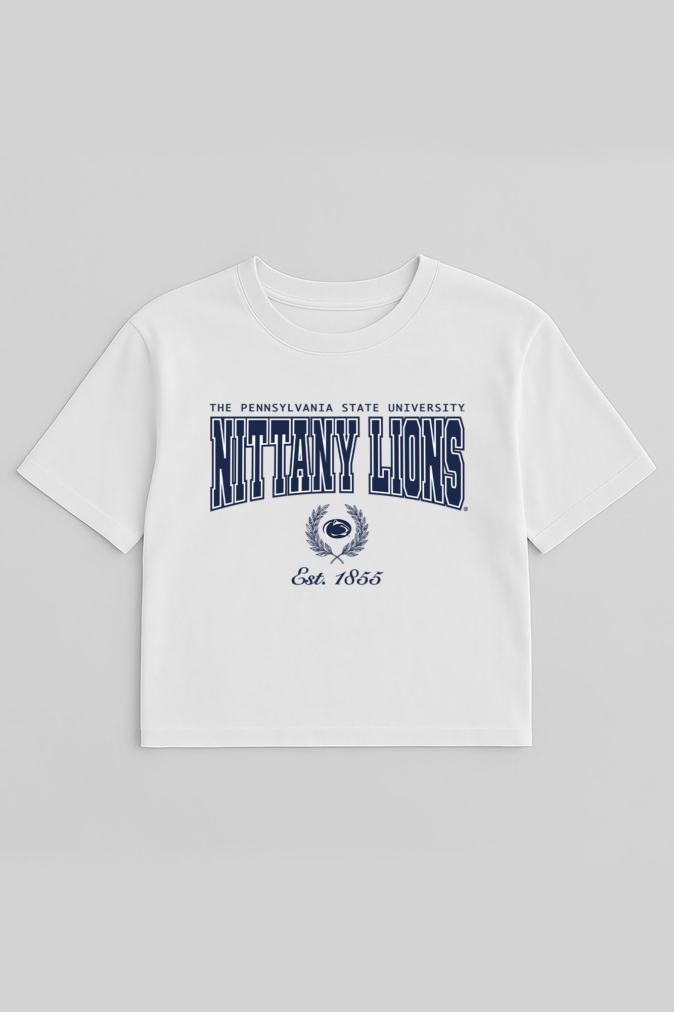 PENN STATE NITTANY LIONS EASY WIN BOXY FIT CROP TEE