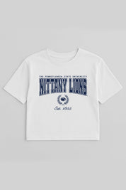 PENN STATE NITTANY LIONS EASY WIN BOXY FIT CROP TEE