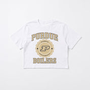 PURDUE BOILERMAKERS RETRO PLAY BOXY FIT CROPPED TEE