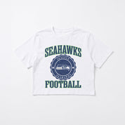 SEATTLE SEAHAWKS RETRO PLAY BOXY FIT CROPPED TEE