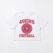 SAN FRANCISCO 49ERS RETRO PLAY BOXY FIT CROPPED TEE