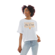 TENNESSEE VOLUNTEERS KEEP PLAYING BOXY FIT WOMEN'S CROP TEE