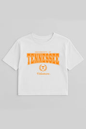 TENNESSEE VOLUNTEERS EASY WIN BOXY FIT CROP TEE