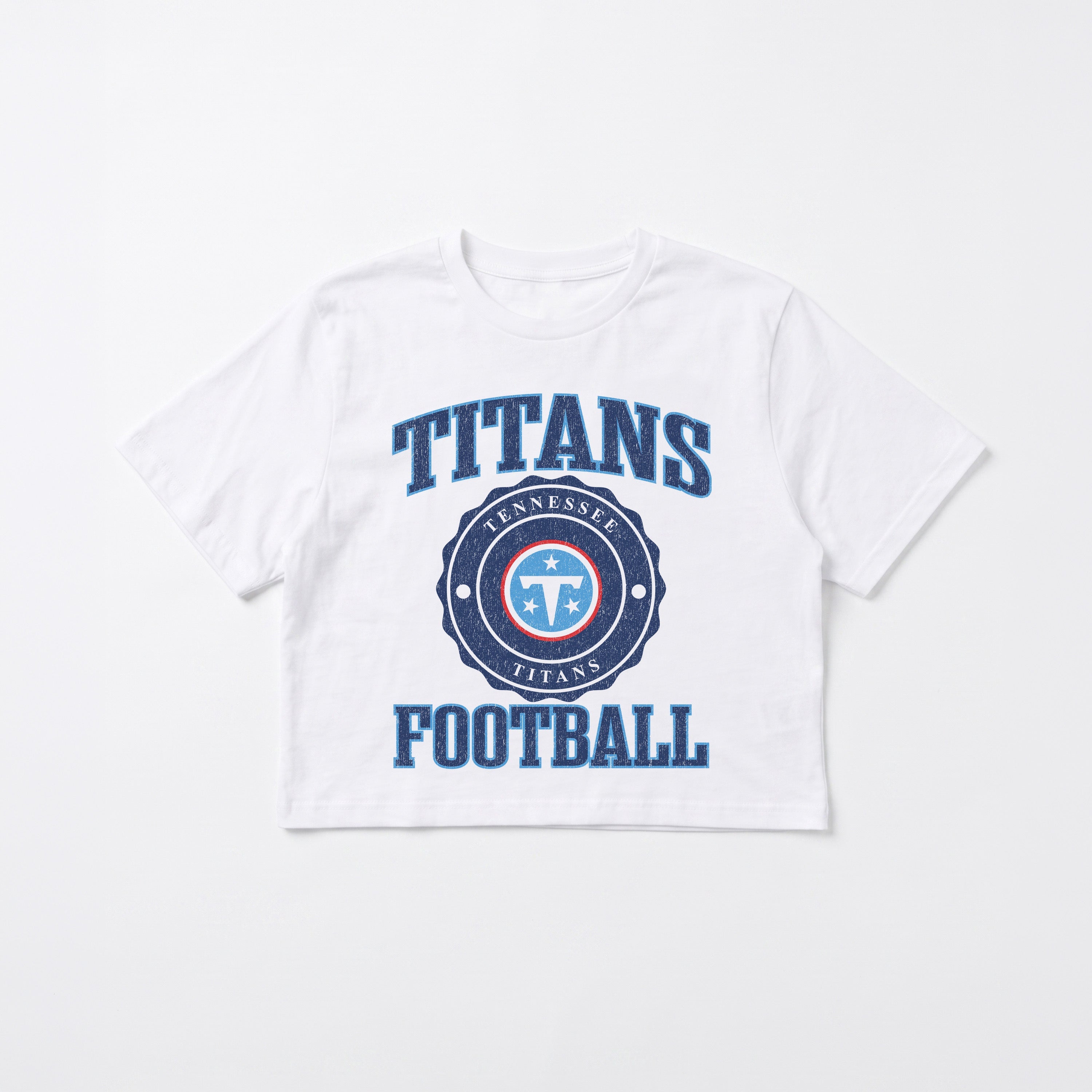 TENNESSEE TITANS RETRO PLAY BOXY FIT CROPPED TEE