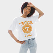 TENNESSEE VOLUNTEERS RETRO PLAY BOXY FIT CROPPED TEE