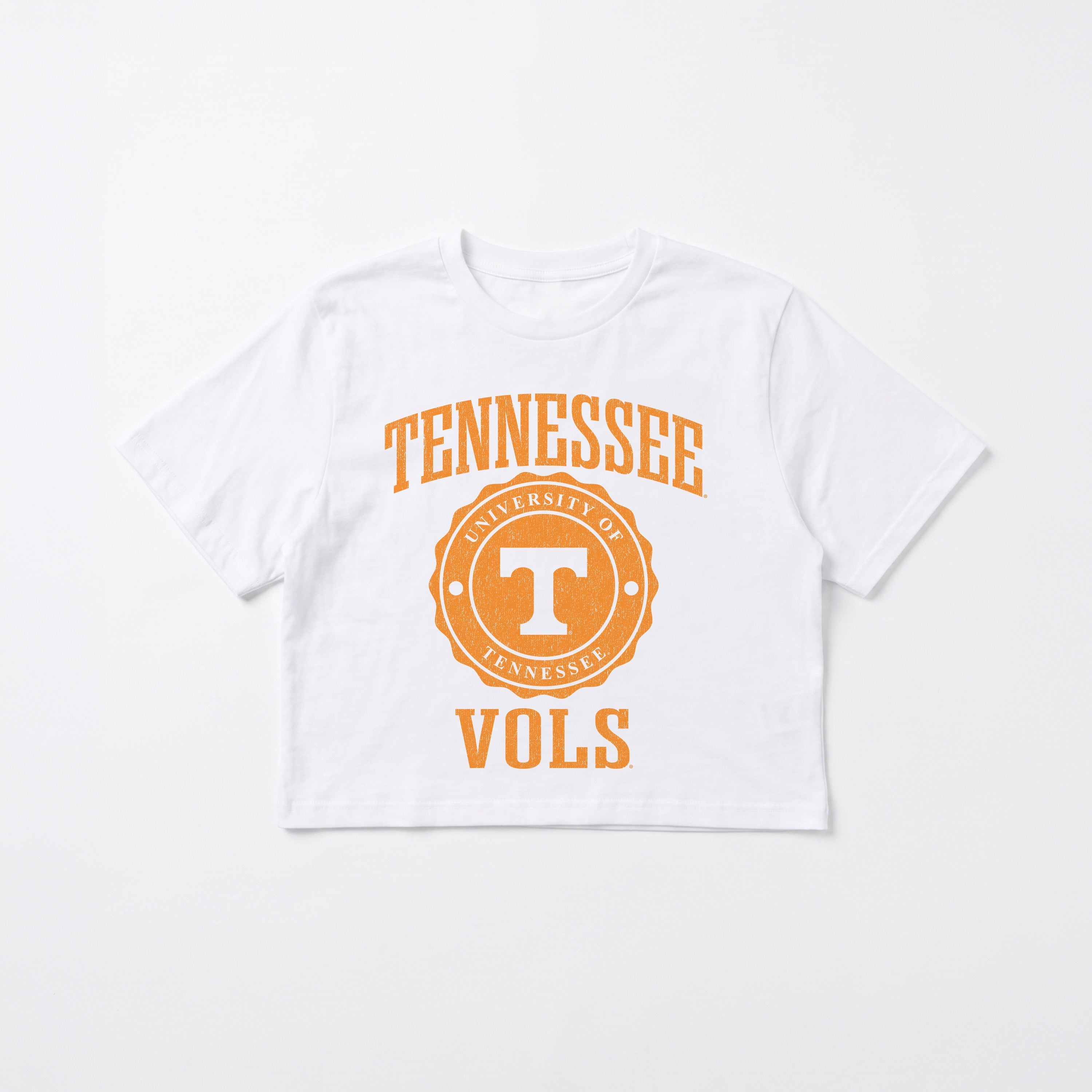 TENNESSEE VOLUNTEERS RETRO PLAY BOXY FIT CROPPED TEE