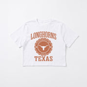 TEXAS LONGHORNS RETRO PLAY BOXY FIT CROPPED TEE