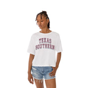TEXAS SOUTHERN TIGERS Claim To Fame Boxy-Fit Crop Tee