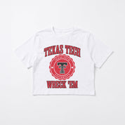 TEXAS TECH RED RAIDERS RETRO PLAY BOXY FIT CROPPED TEE