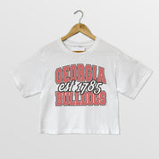 GEORGIA BULLDOGS DEEP ROOTS BOXY FIT WOMEN'S CROPPED TEE