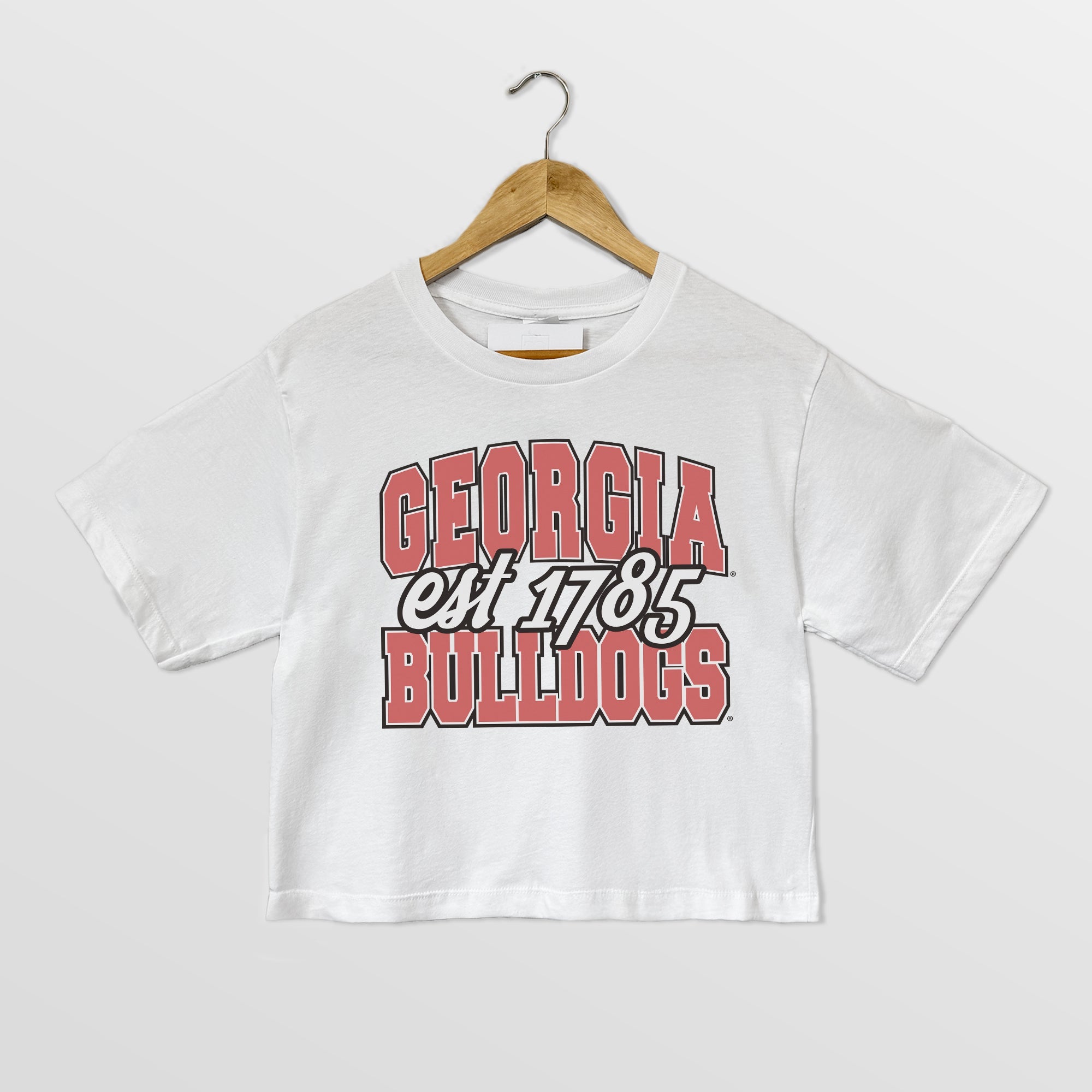 GEORGIA BULLDOGS DEEP ROOTS BOXY FIT WOMEN'S CROPPED TEE