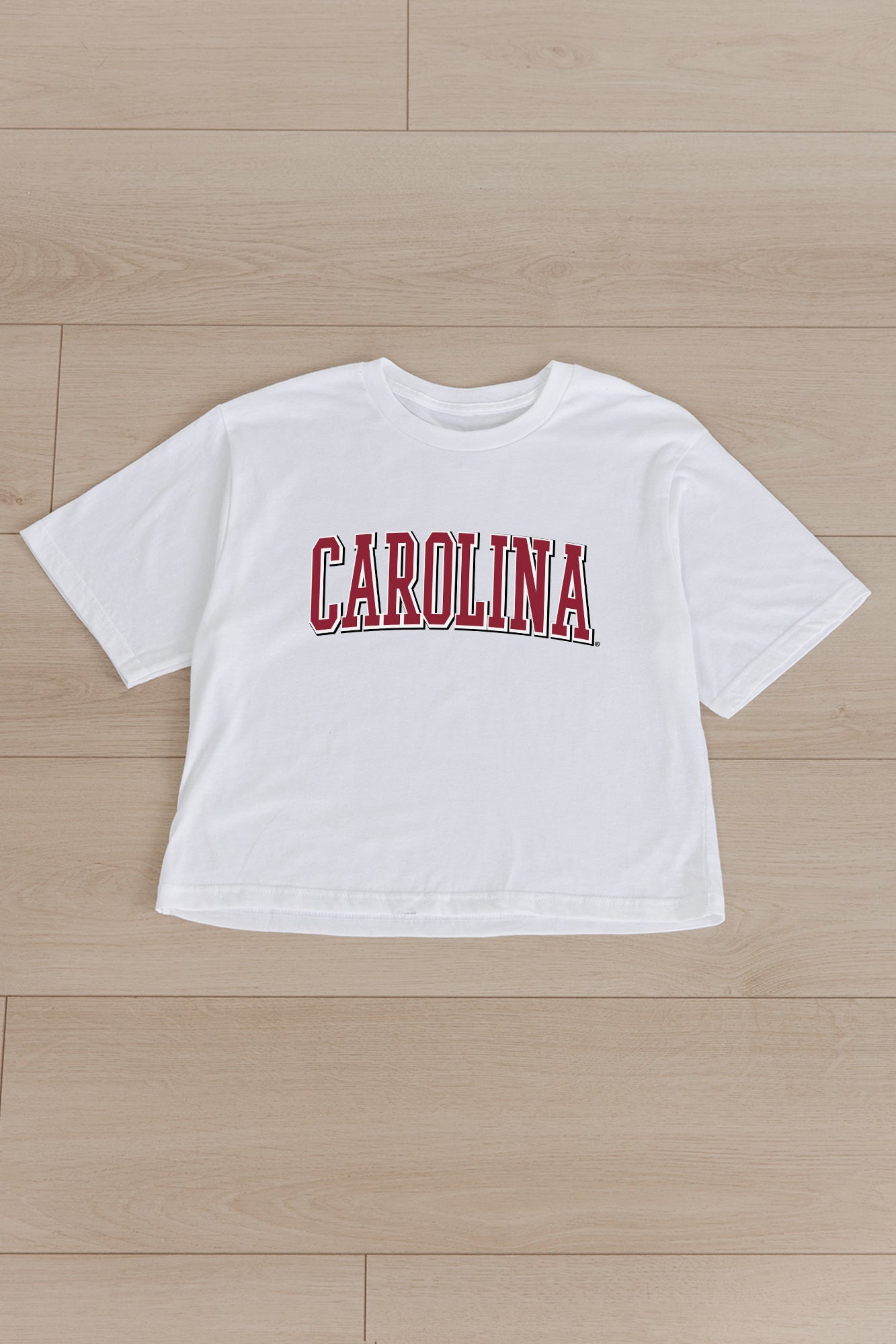 SOUTH CAROLINA GAMECOCKS ALL-STAR APPEAL BOXY FIT WOMEN'S CROPPED TEE BY MADI PREWETT TROUTT