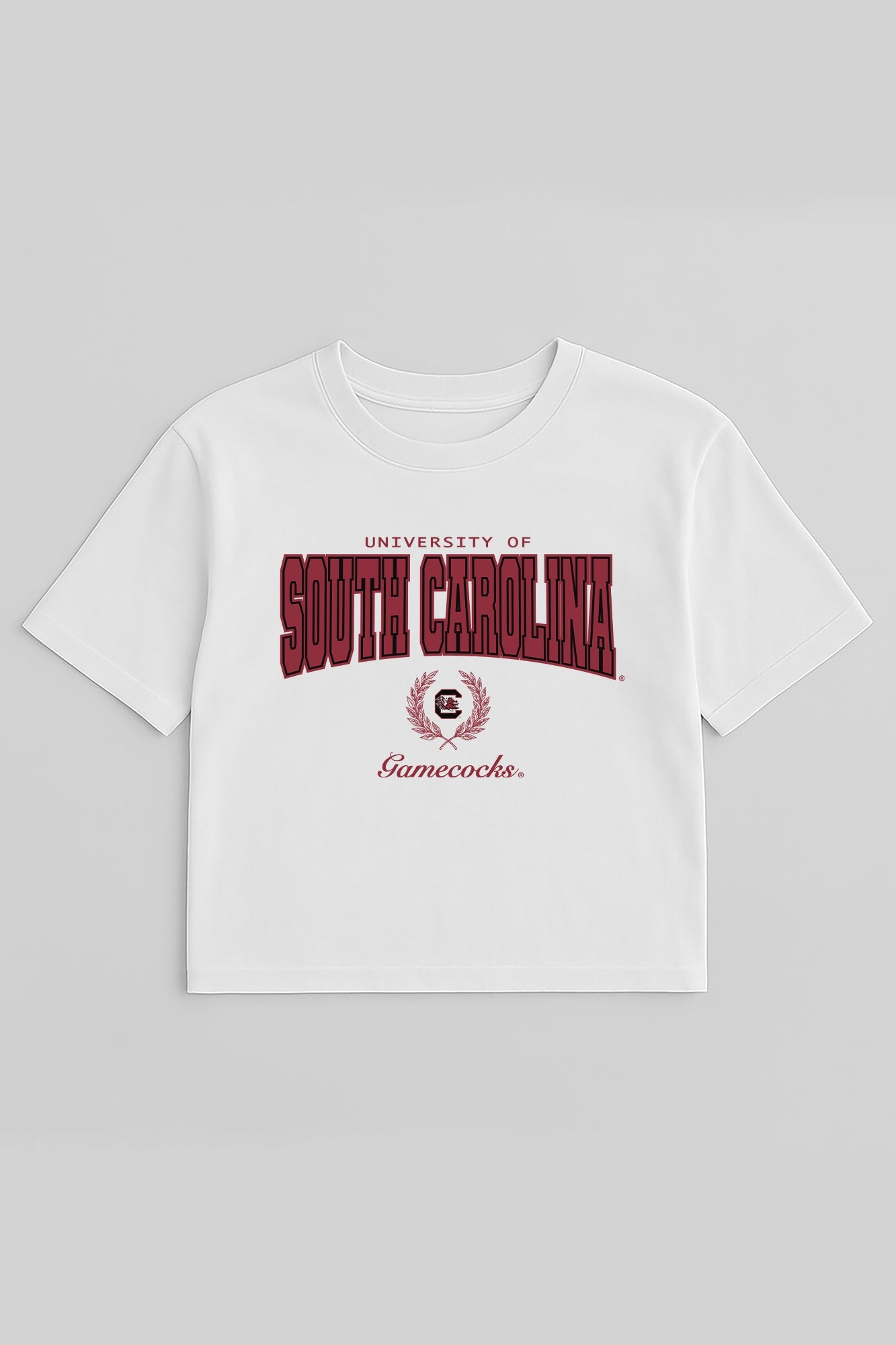SOUTH CAROLINA GAMECOCKS EASY WIN BOXY FIT CROP TEE
