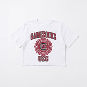 SOUTH CAROLINA GAMECOCKS RETRO PLAY BOXY FIT CROPPED TEE